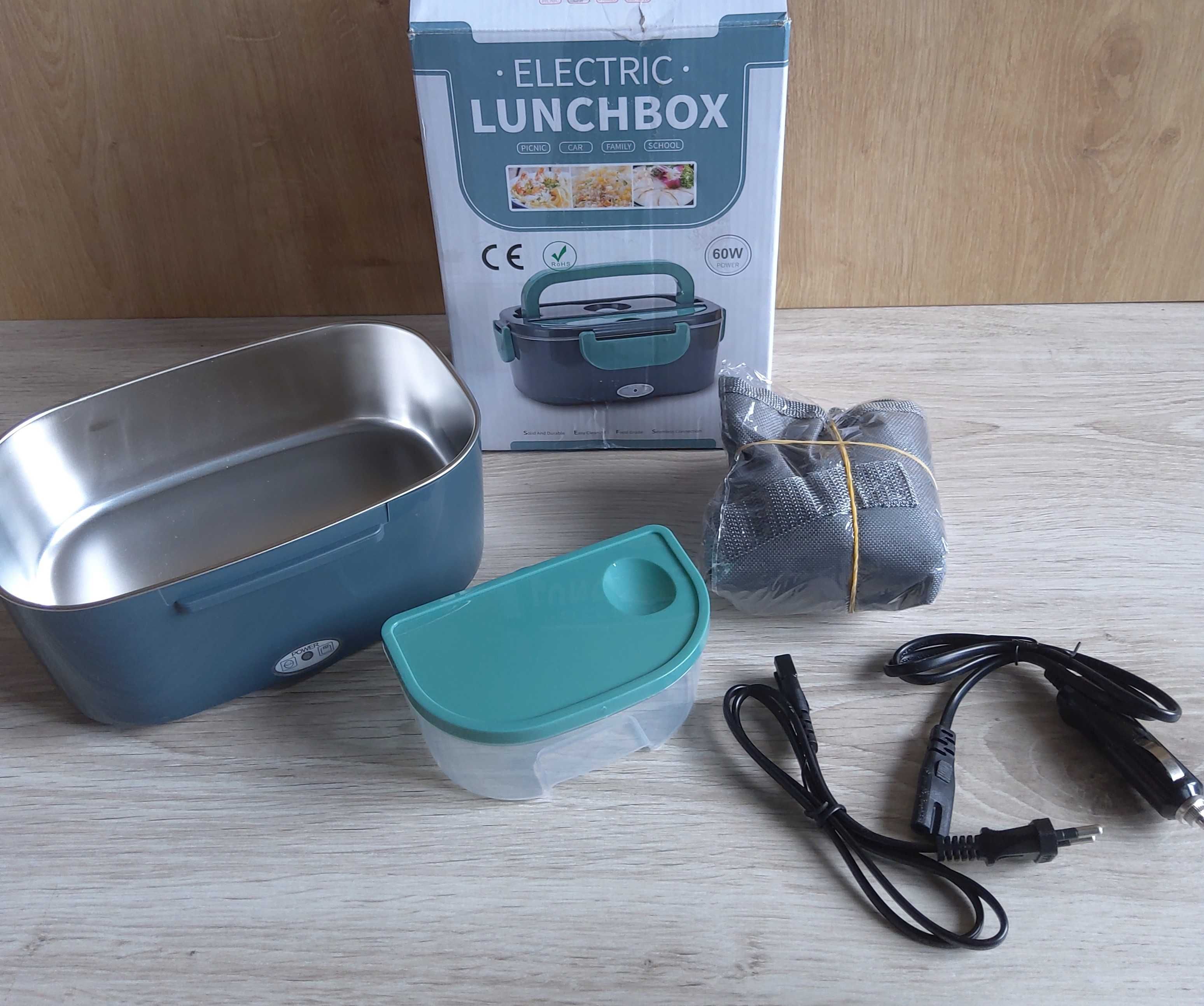 Elektryczny lunchbox pojemnik na jedzenie 60W lunch box czytaj opis