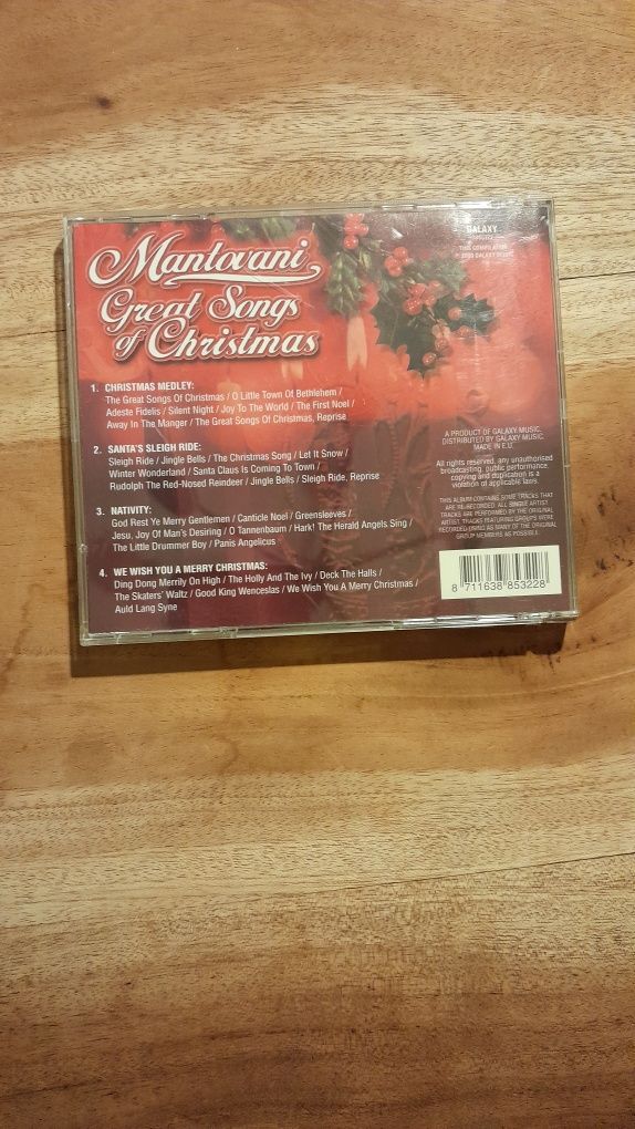 Cd Mantovani great songs of Christmas