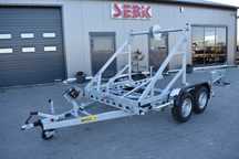Przyczepa kablowa Wiola 2TH2 pod szpulę bębny 2700kg DMC kabel kabli
