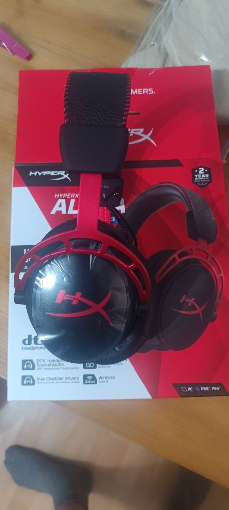 Słuchawki Hyperx cloud wireless nowe nie używane