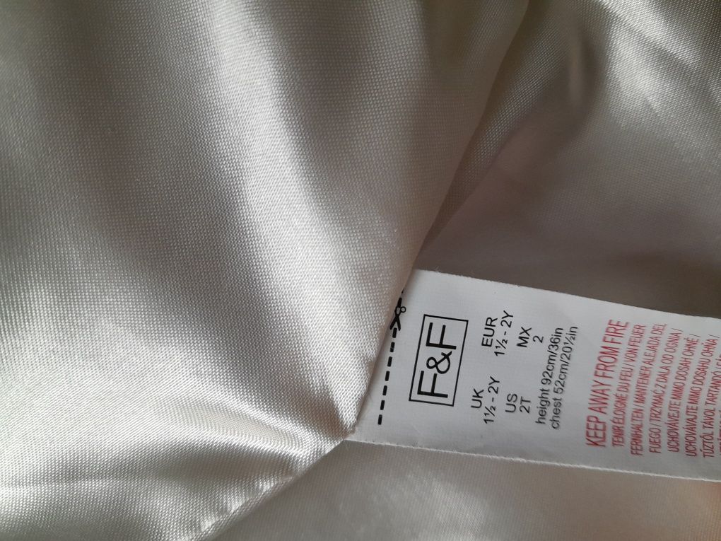 Kamizelka futerko futrzasta bezrękawnik 92 cm