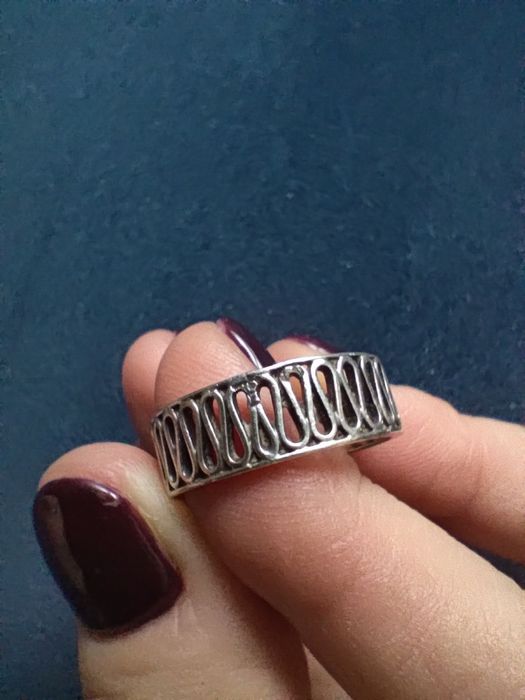 Srebrna obrączka Orno