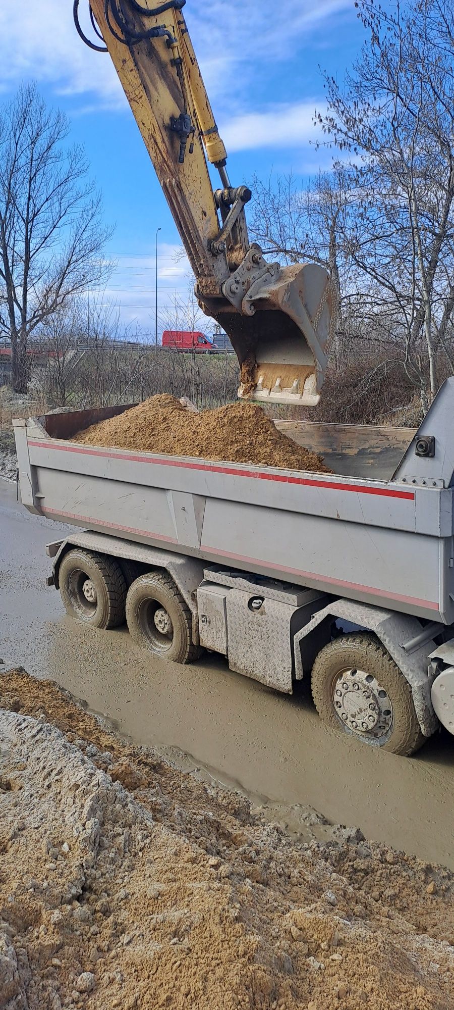 Piasek, piasek  zasypowy, pospółka, zasypka, transport,tanio