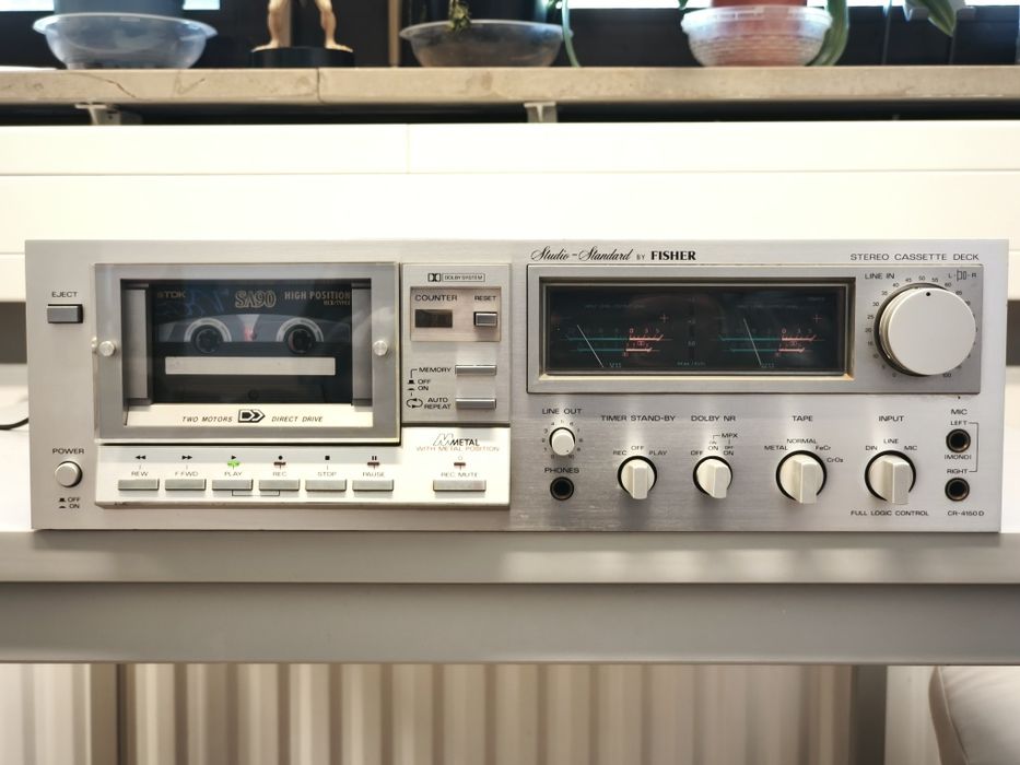 Касетна дека Fisher CR-4150 ! Direct Drive ! Відмінний стан ! Японія!