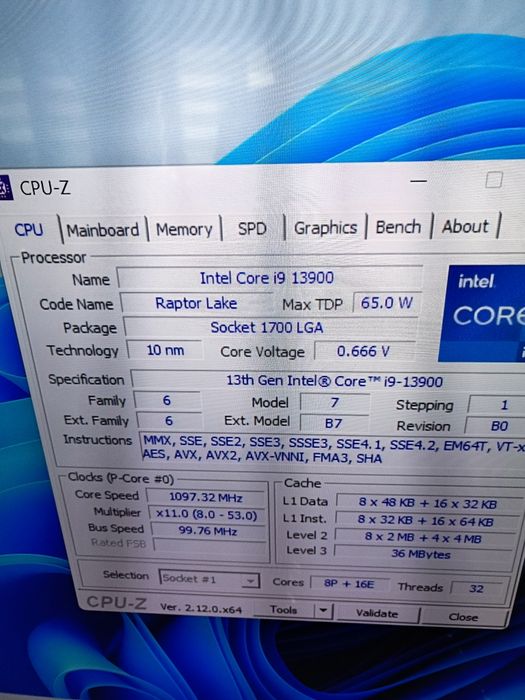 Procesor i9 13900 z wbudowaną kartą graficzną