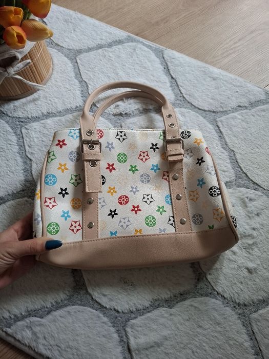 Elegancka torebka kuferek do ręki Vintage Retro