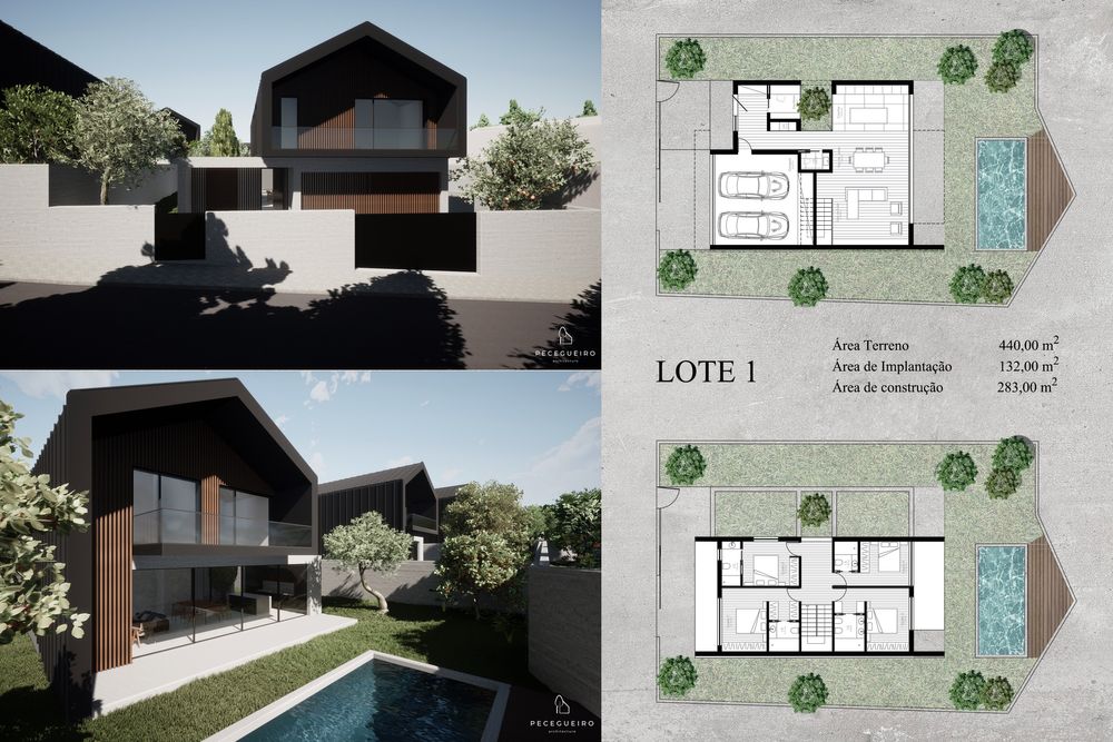 Terreno lote 4 frentes Centro de Gondomar