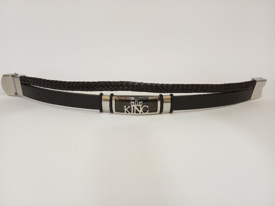 Pulseira masculina KING ( REI )