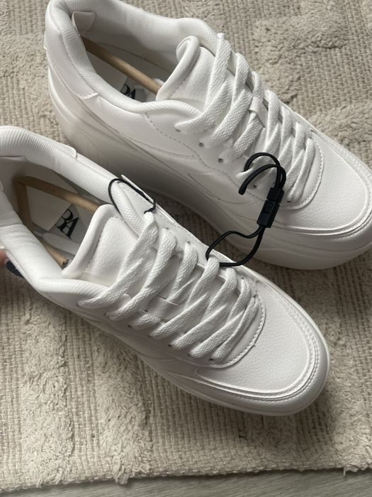 Стильні кеди кросівки на платформі 36 зара zara кроси кроссовки