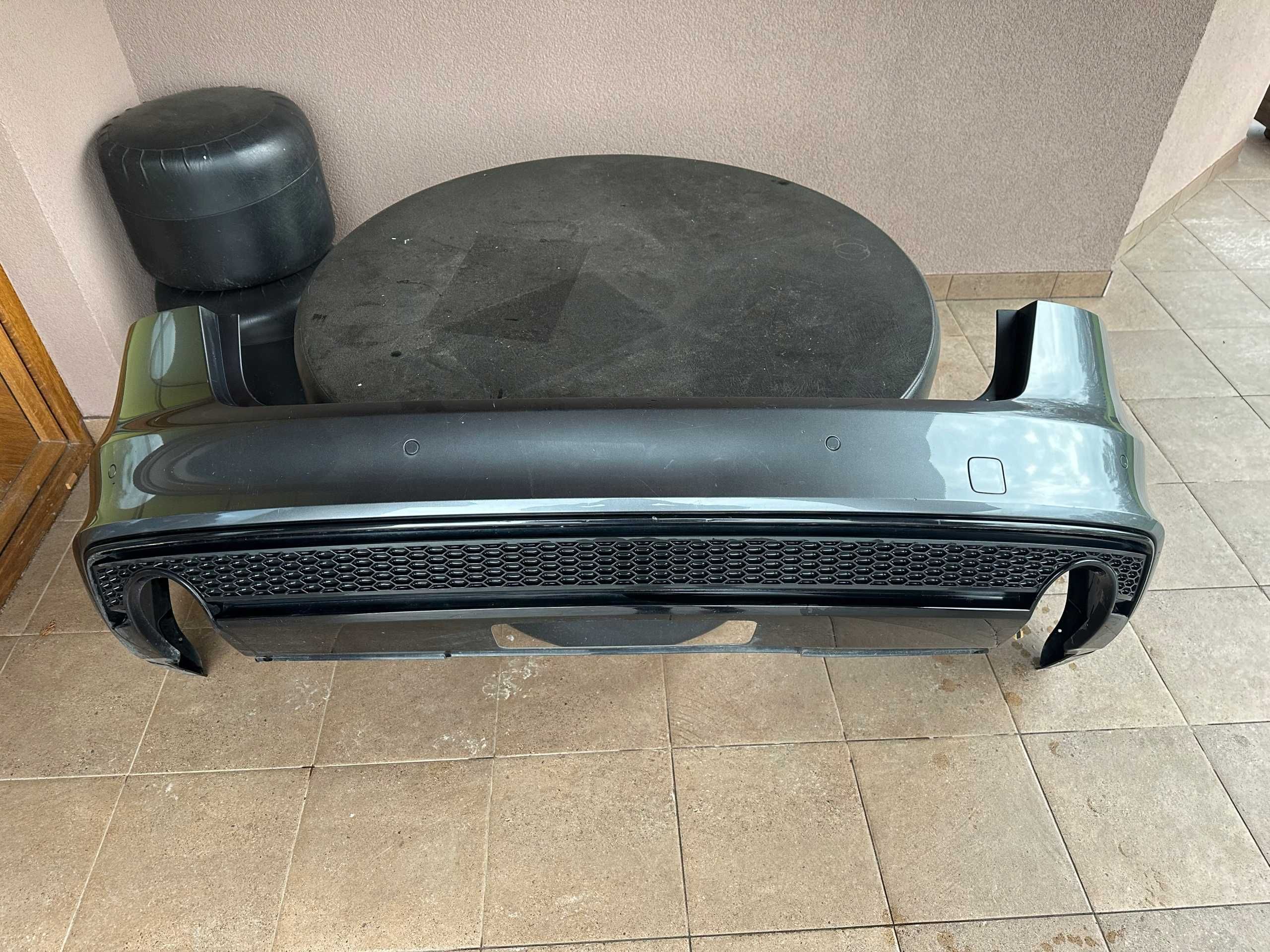 Audi A4 B8 Бампер задний рестайл дорестайл
