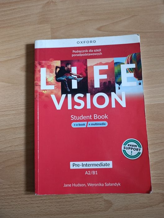 podręcznik LIFE VISION A2/B1