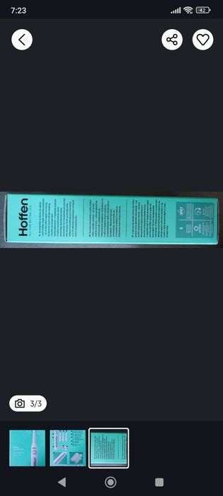 Szczoteczka soniczna Hoffen