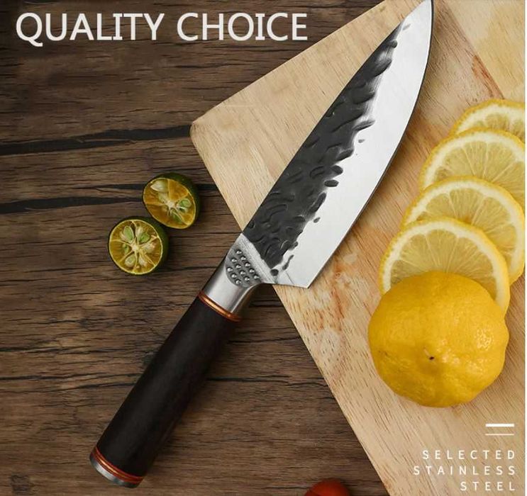 Nóż szefa kuchni - stal wysokowęglowa 5Cr15