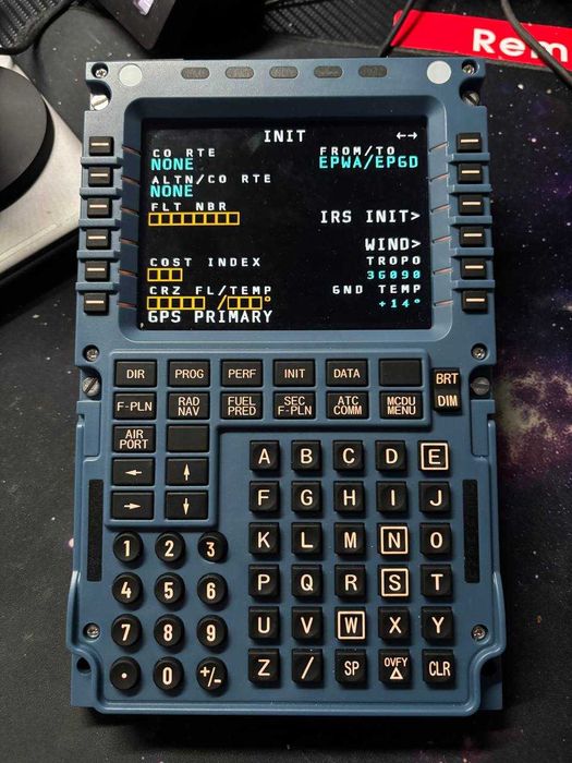 MCDU Airbusa od firmy WingWing