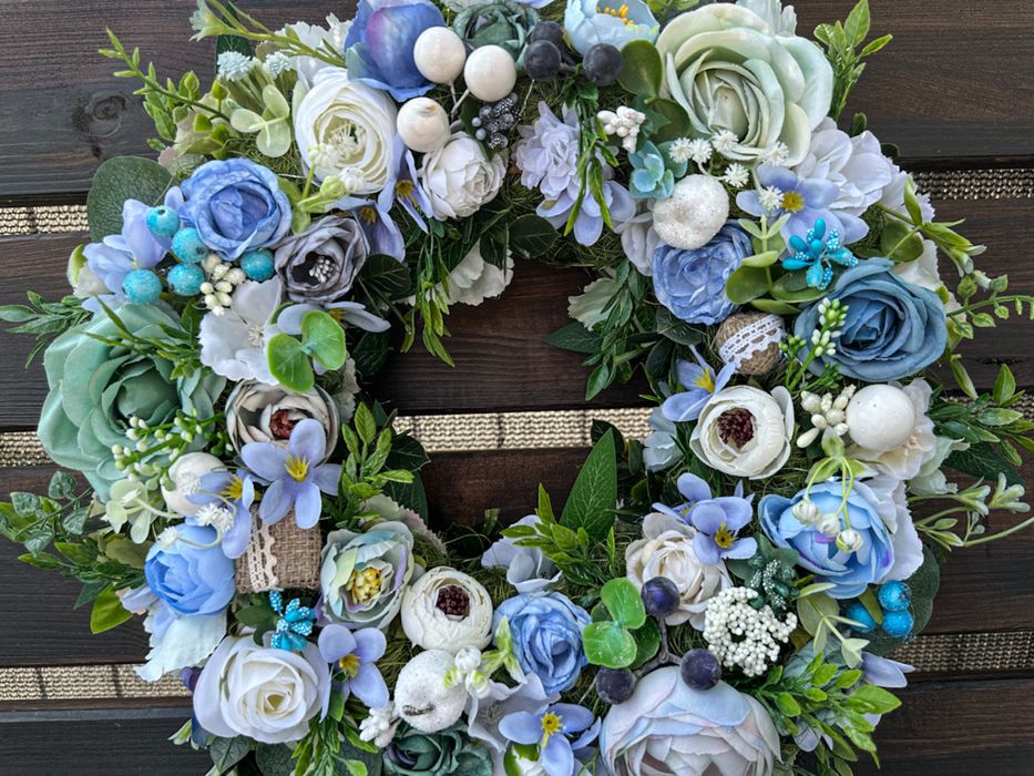 Wianek na drzwi ze światełkami 36cm. 062511