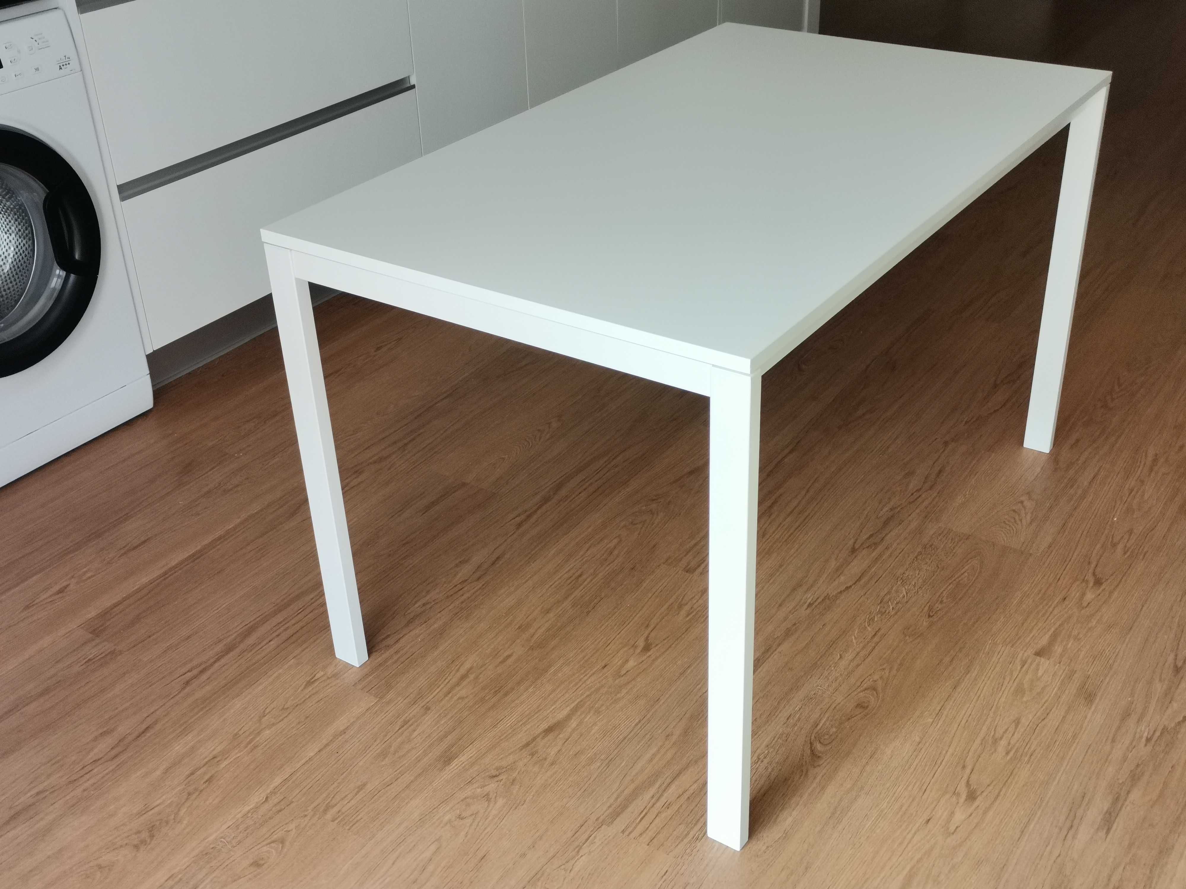 Mesa de cozinha IKEA MELLTORP branca 125x75 cm, como nova