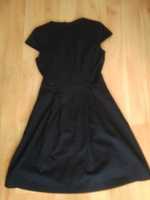 Granatowa sukienka z krótkim rękawem Orsay r.34/36