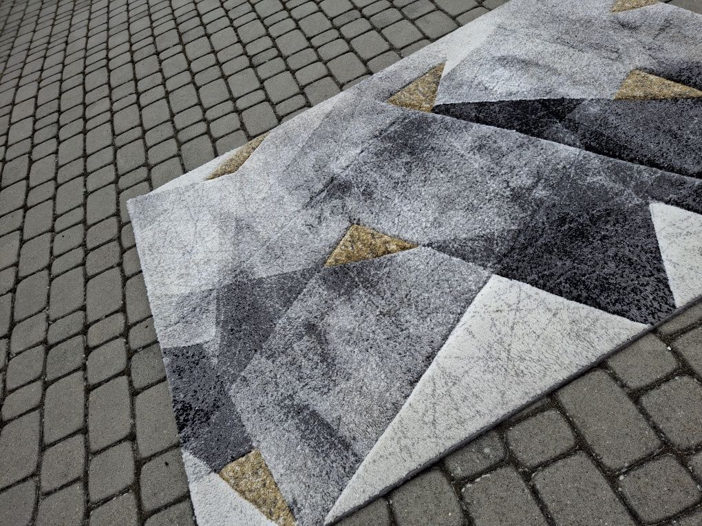 Bianco gruby dywan 120x170