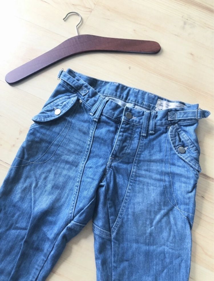 Spodnie jeansy y2k retro vintage dzwony straight low z niskim stanem