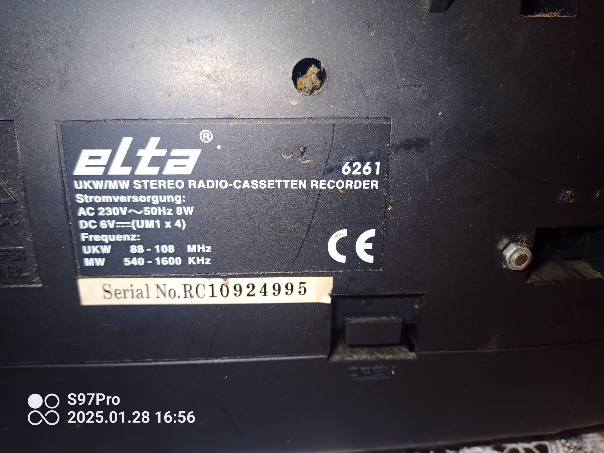 Radiomagnetofon Elta sprawny