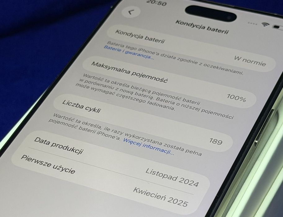 iPhone 16 Pro Max | 512GB | Tytan Naturalny| Bat 100%