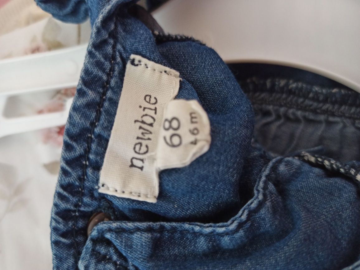 Sukienka tunika Newbie jeans jak nowa rozmiar 68 cienka