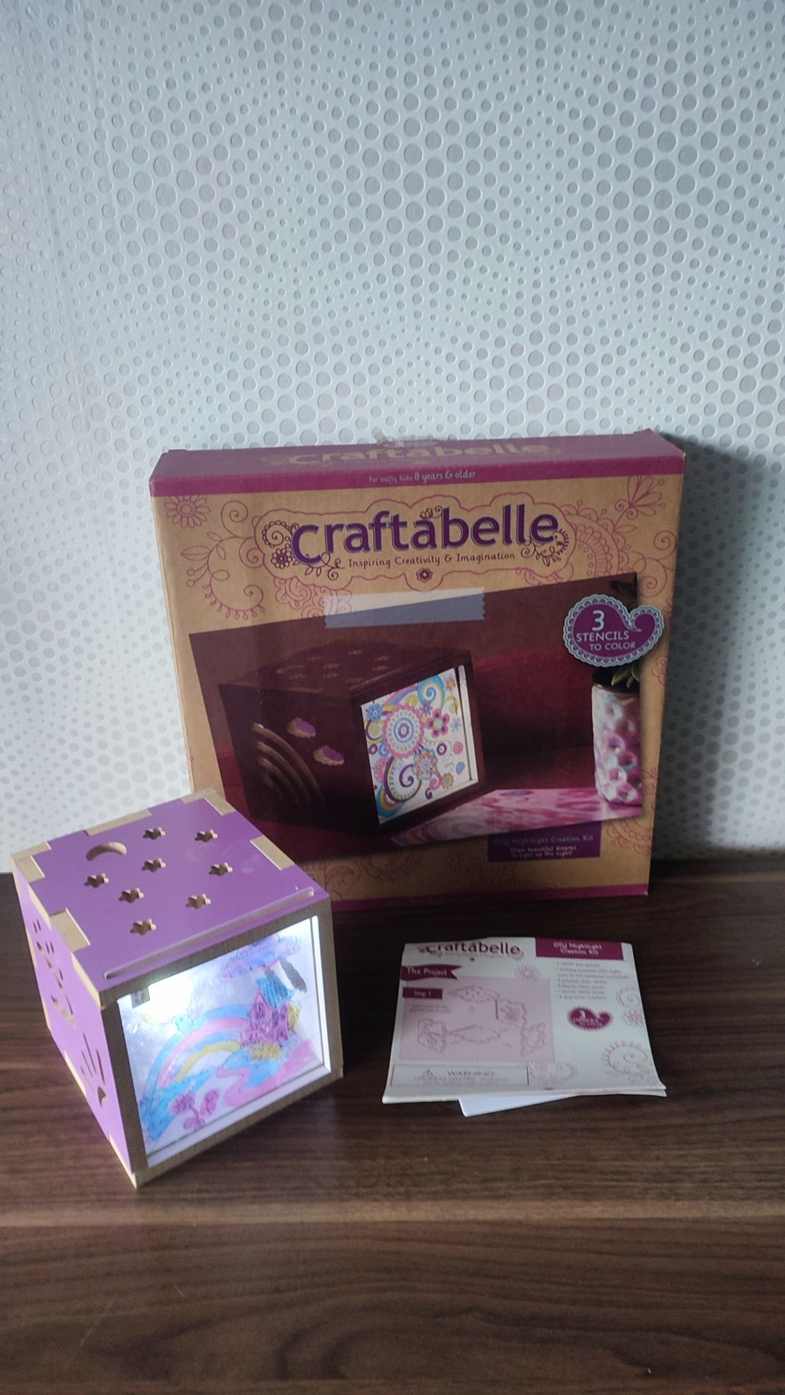 Craftabelle Zestaw DIY Lampka nocna