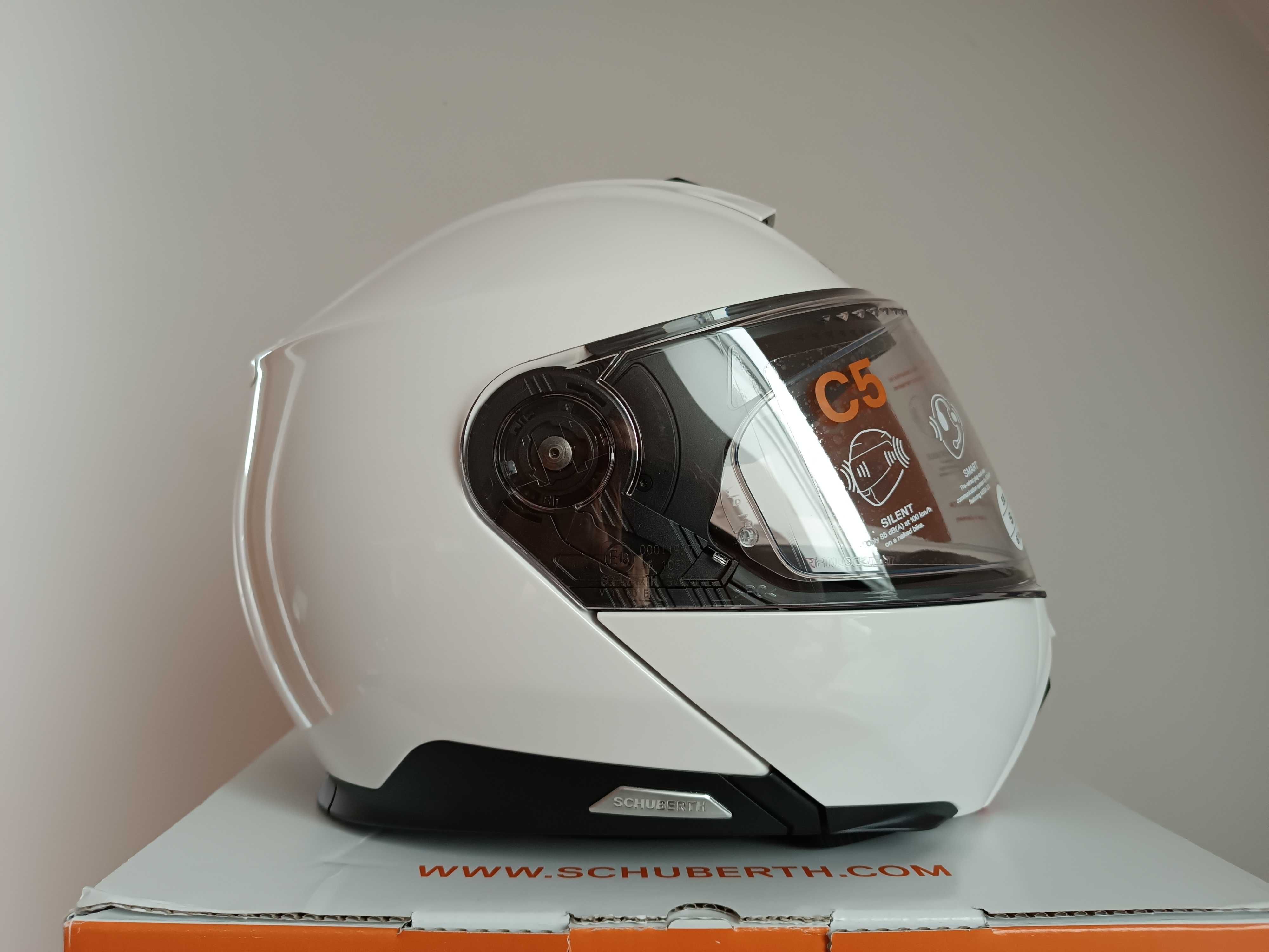 Kask Schuberth C5 glossy white S (nowy)