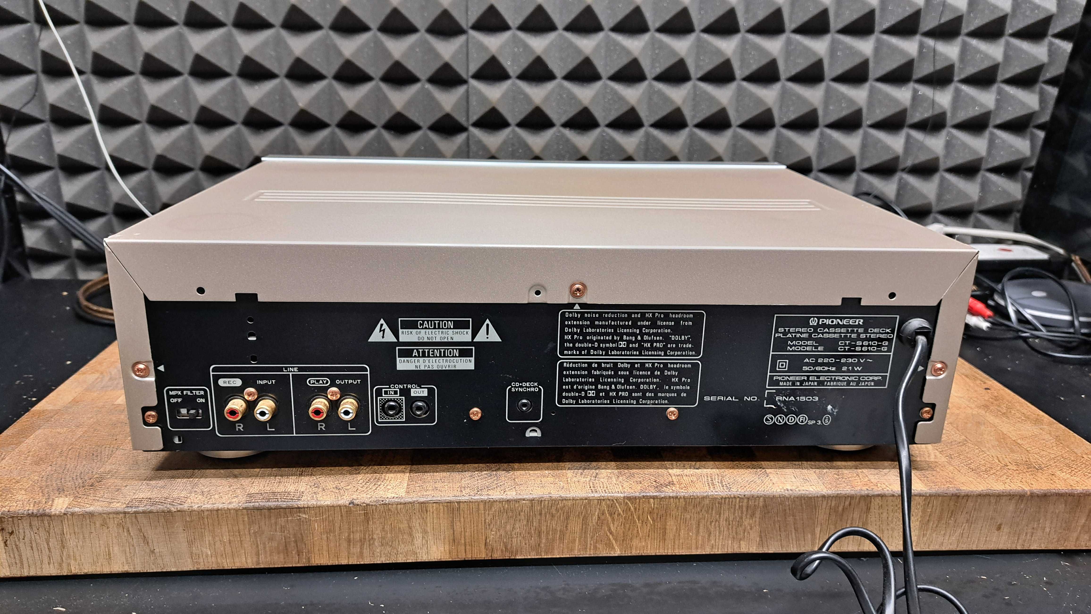 Deck Pioneer CT-S610-G 3head