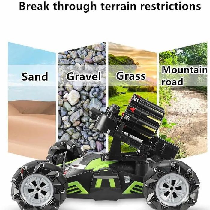 Танк на радіоуправлінні стріляє патронами Universe Chariot 360° пульт