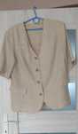 Elegancka letnia garsonka, komplet,  – rozm. ok. 46/48