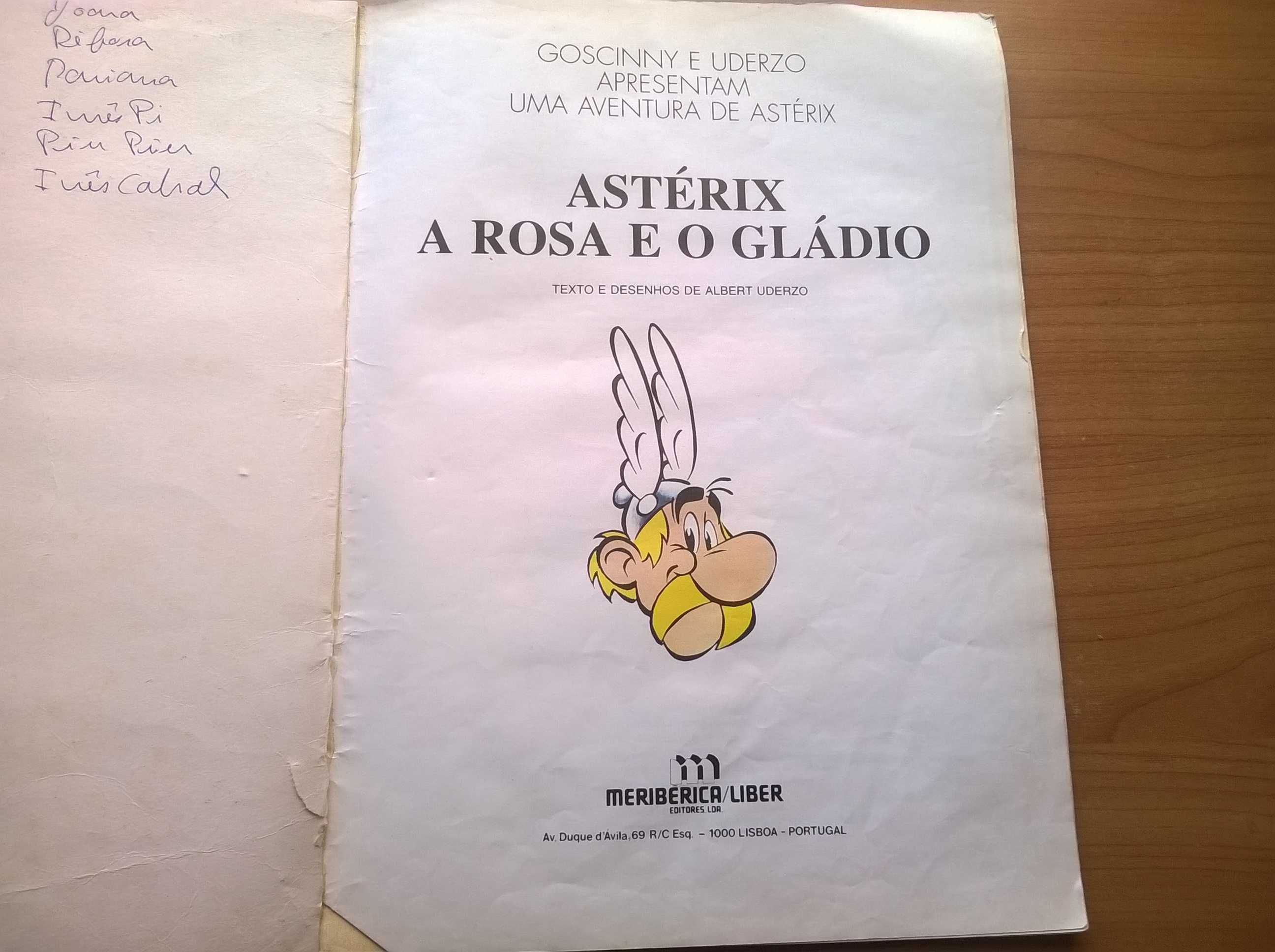 Astérix A Rosa e o Gládio - Albert Uderzo