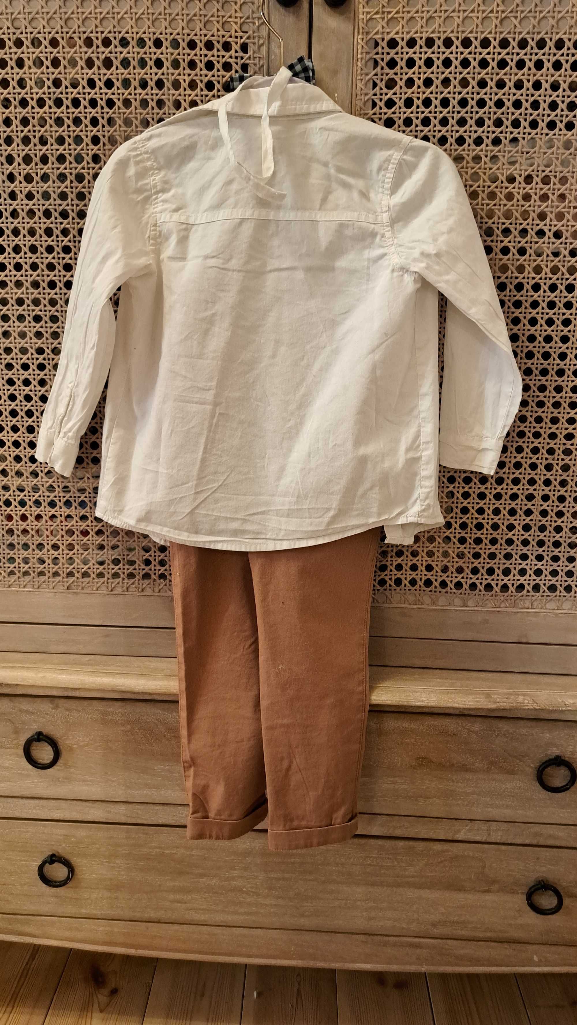 98 2-3 lata koszula spodnie mucha elegancki komplet dla chlopca