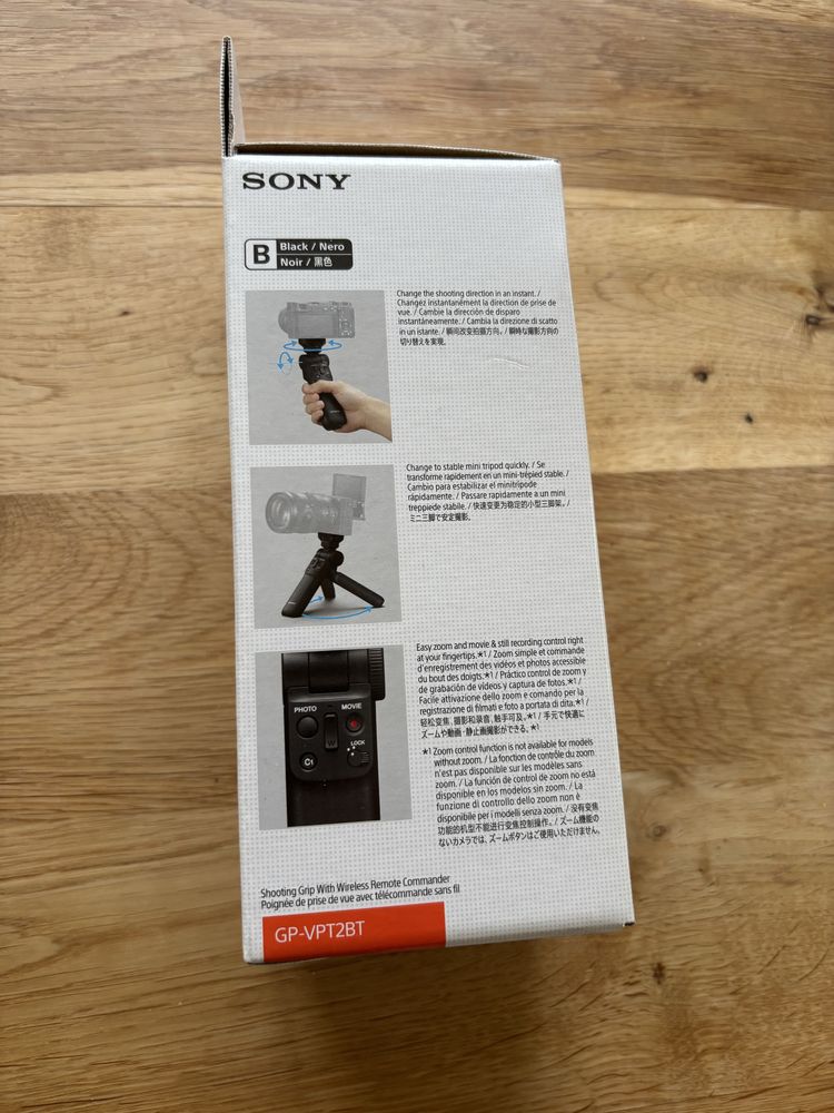 Nowy uchwyt statyw do kamery SONY GP-VPT2BT z pilotem