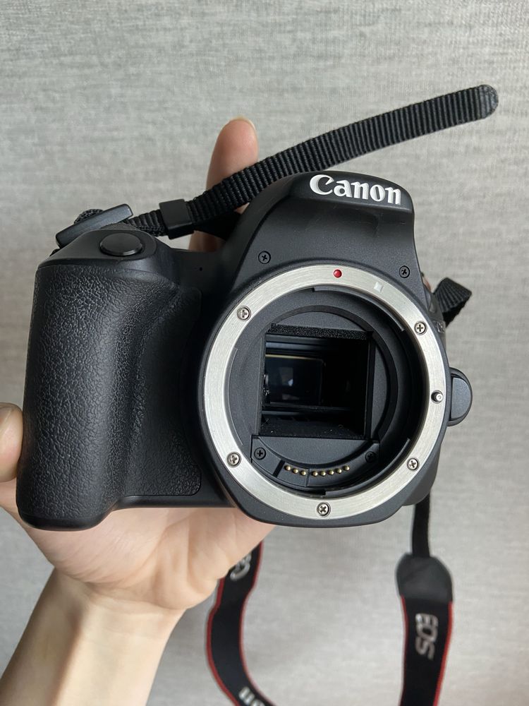Canon Eos 200 D z dwoma obiektywami