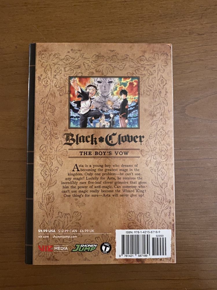 Black Clover vol.1 e vol.2