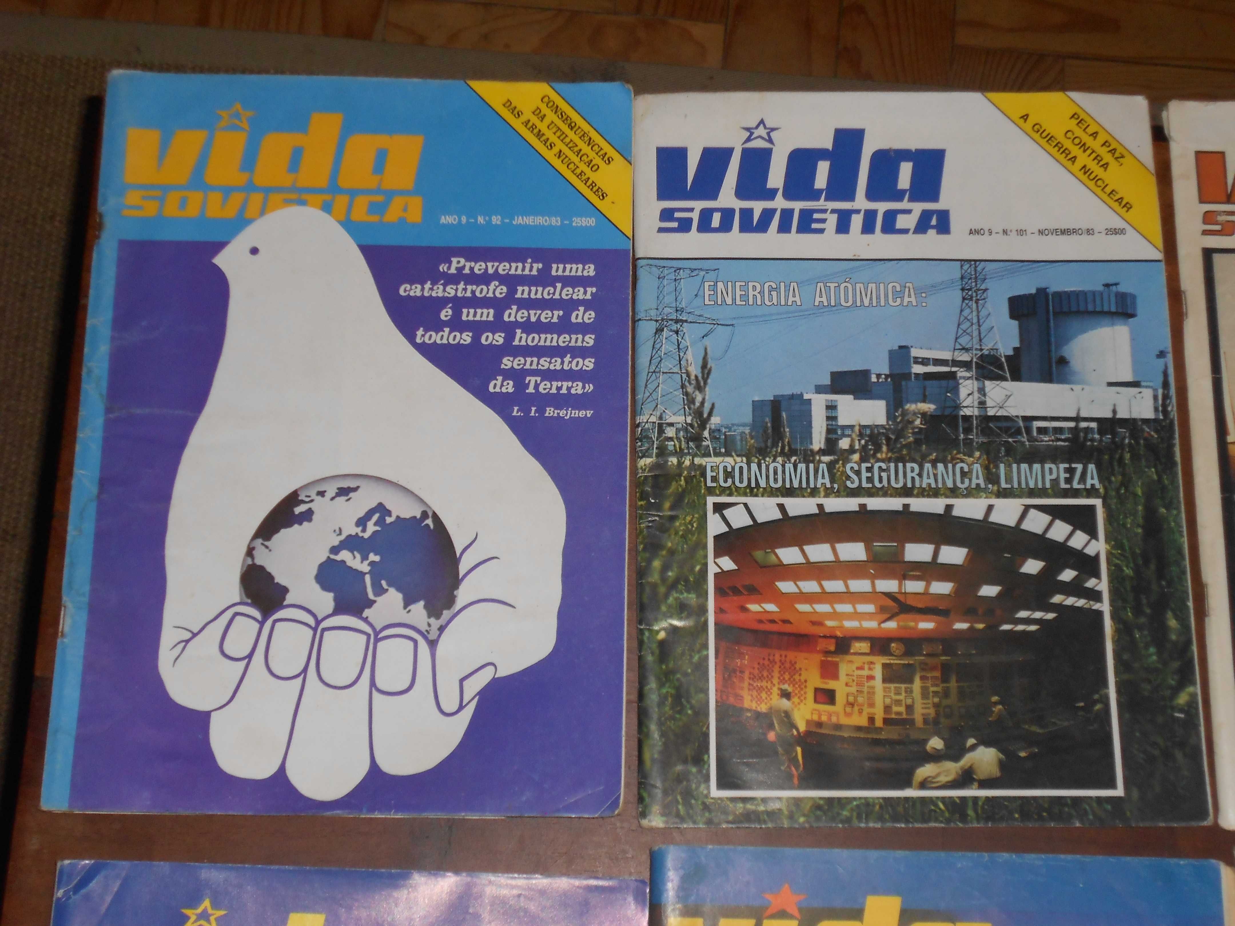 Revistas Vida Sovietica 83-87 nuclear