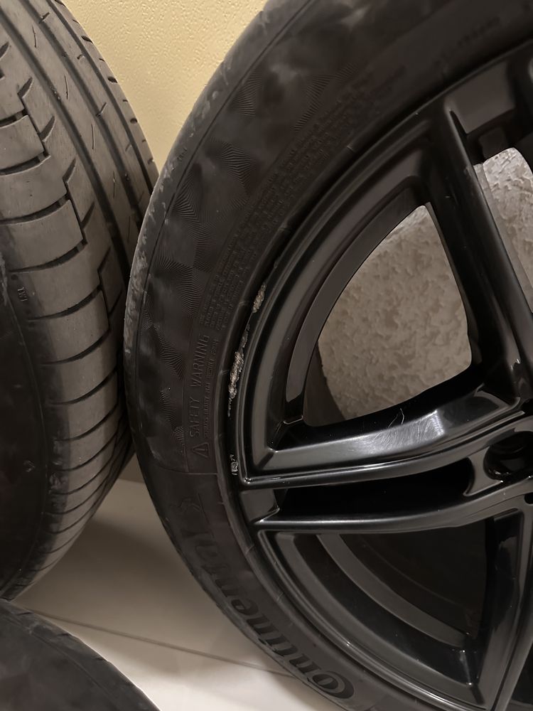 Диски r17 з шинами (235/45)  на BMW 5*120