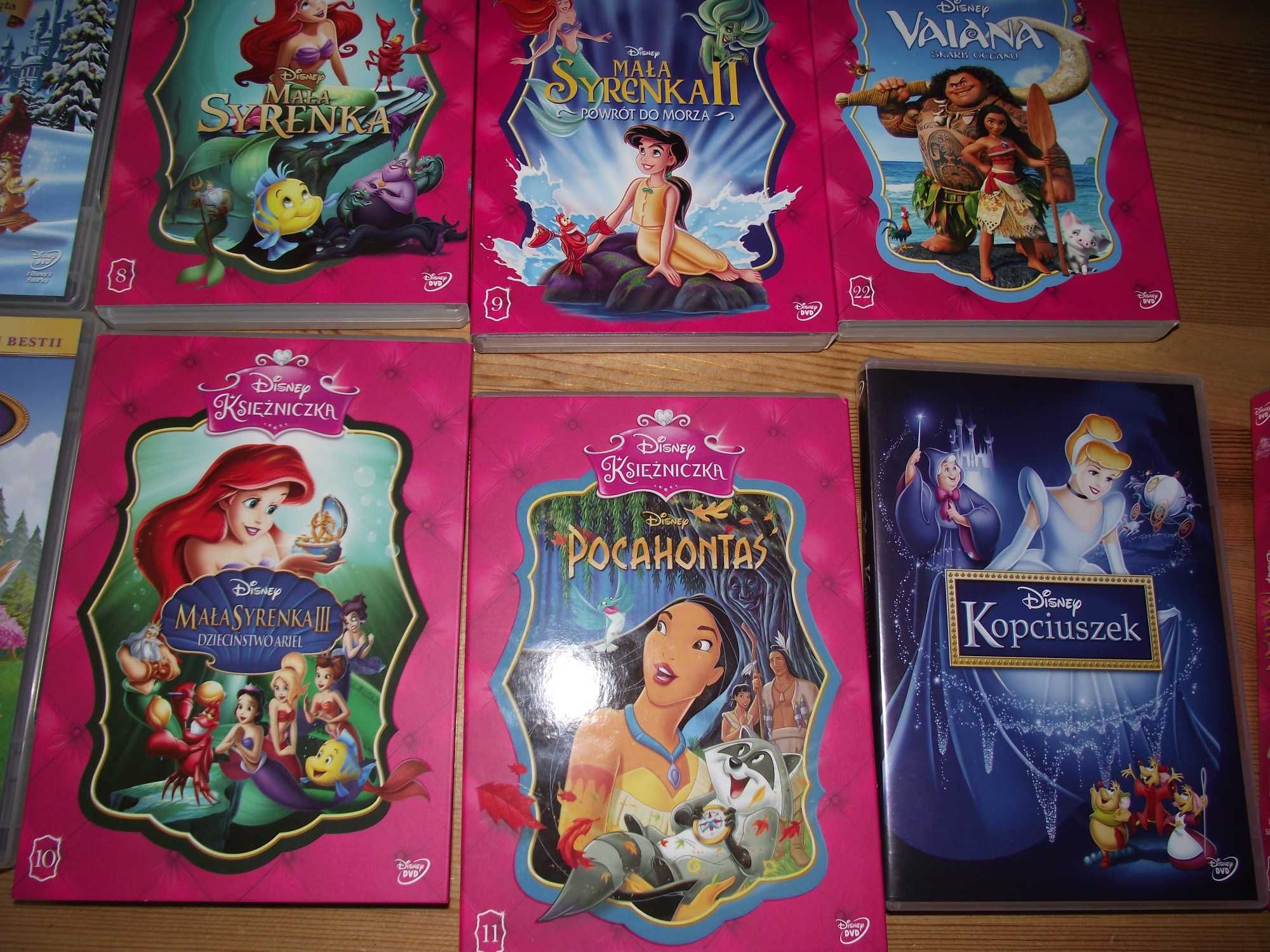 Piękna i Bestia 4 bajki nowe Disney dvd  filmy