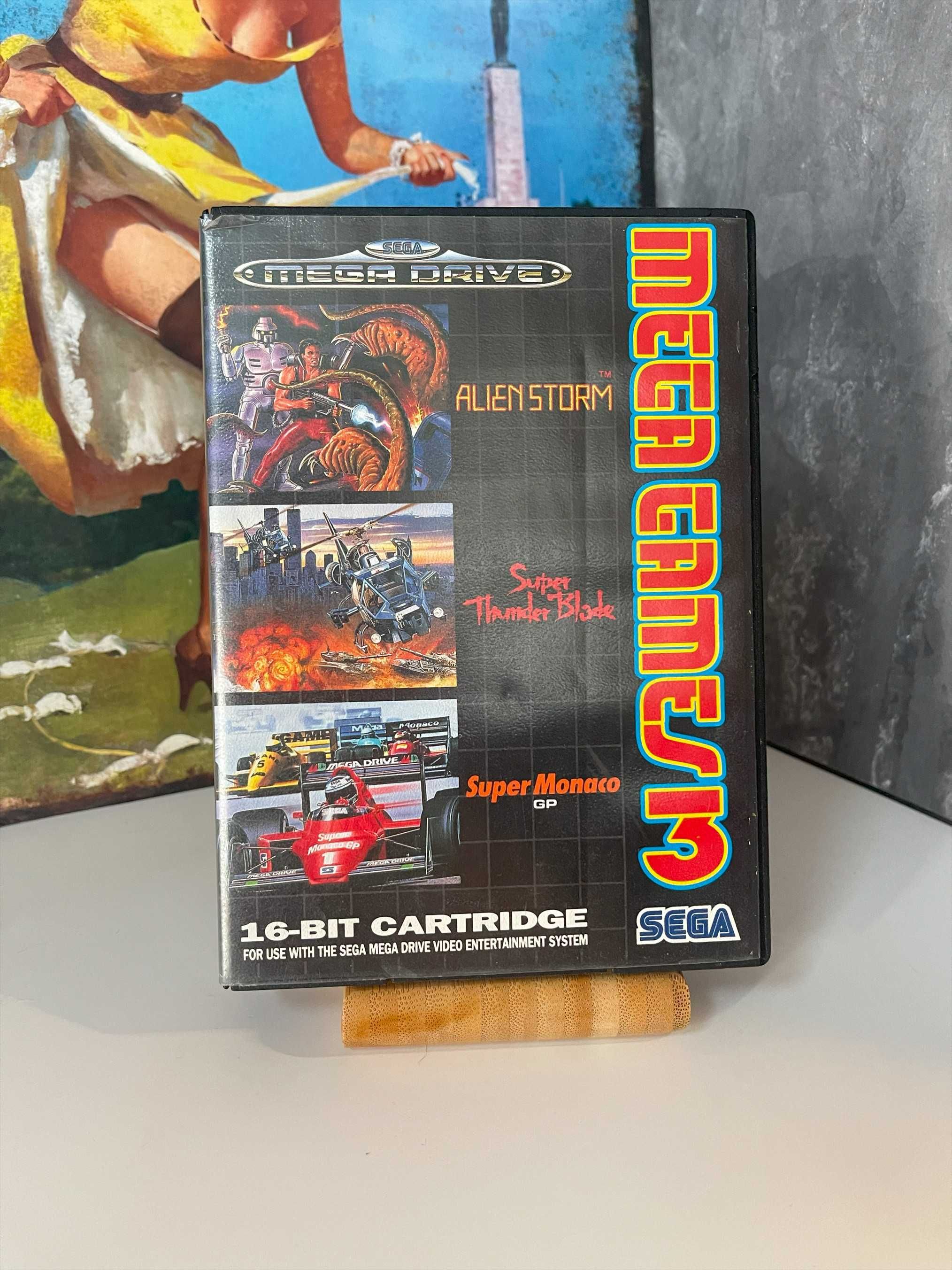 Mega Games 3 (Alien Storm, Thunder Blade, Monaco GP) - Sega Mega Drive