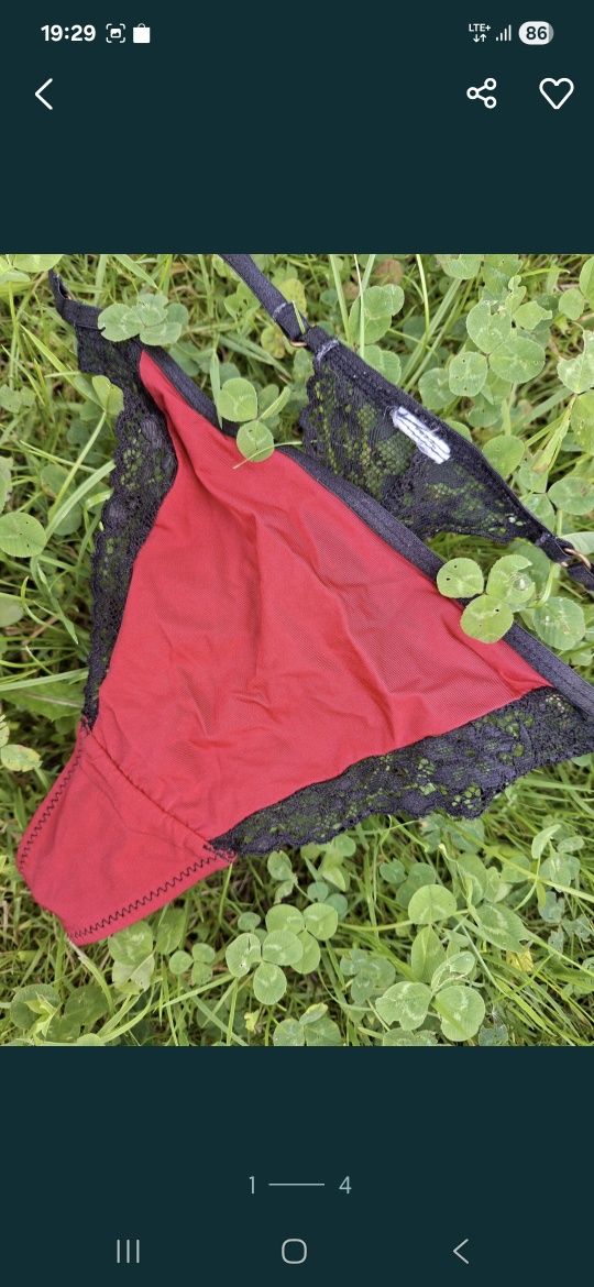 Stringi damskie 4szt