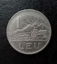 Монета 1 лей 1966 года Румыния