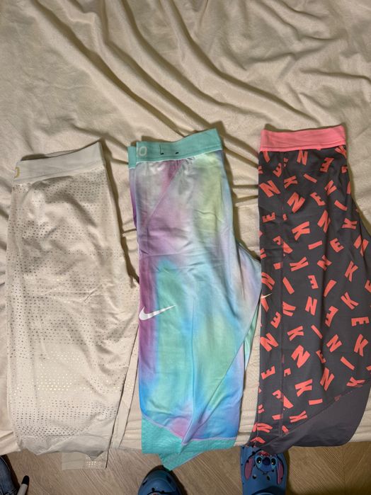 3 pary sport legginsów Nike / spodnie damskie / elastyczne spodnie