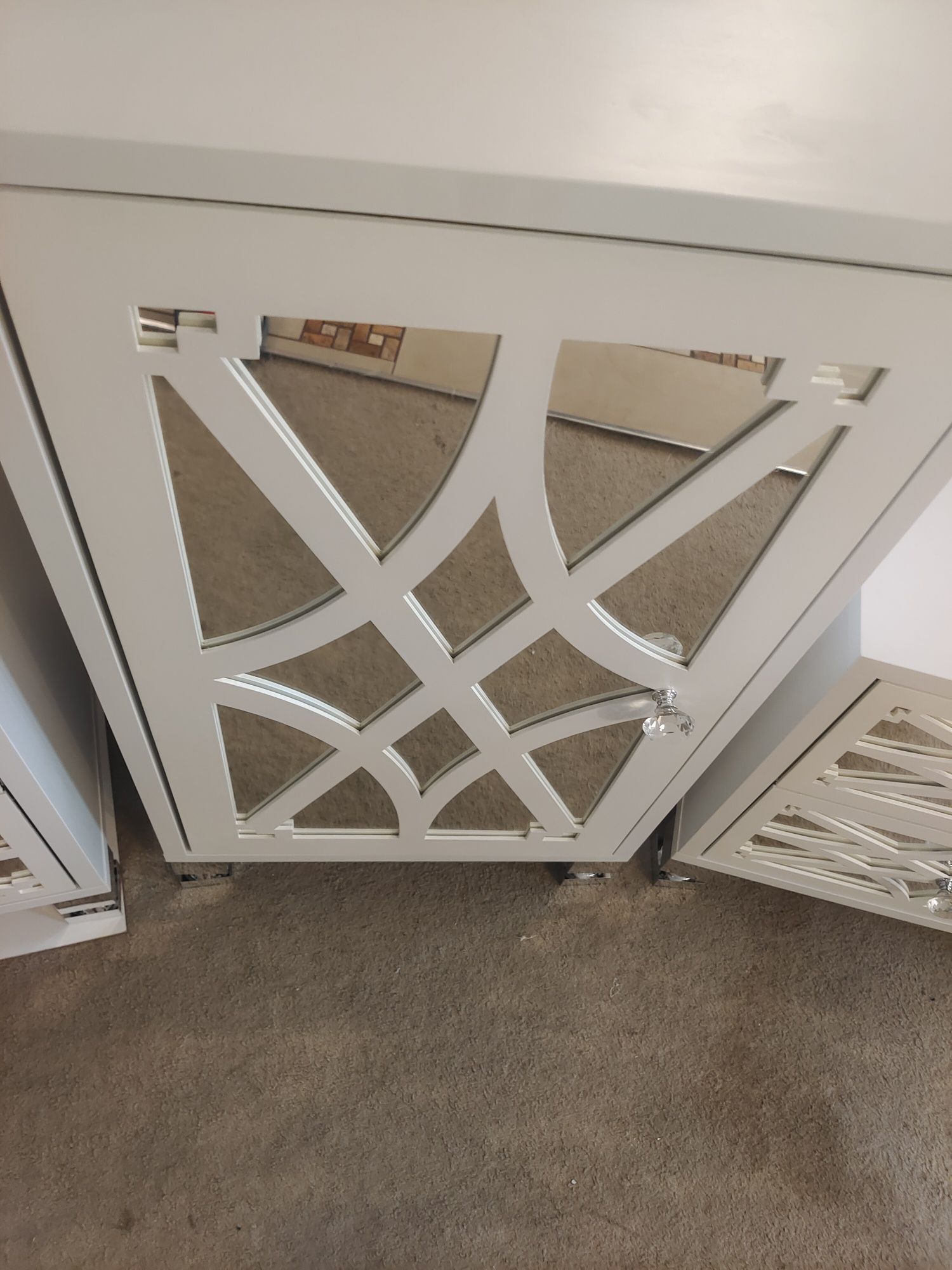 Zestaw 4 mebli do sypialni, salonu, lustra,ornamenty