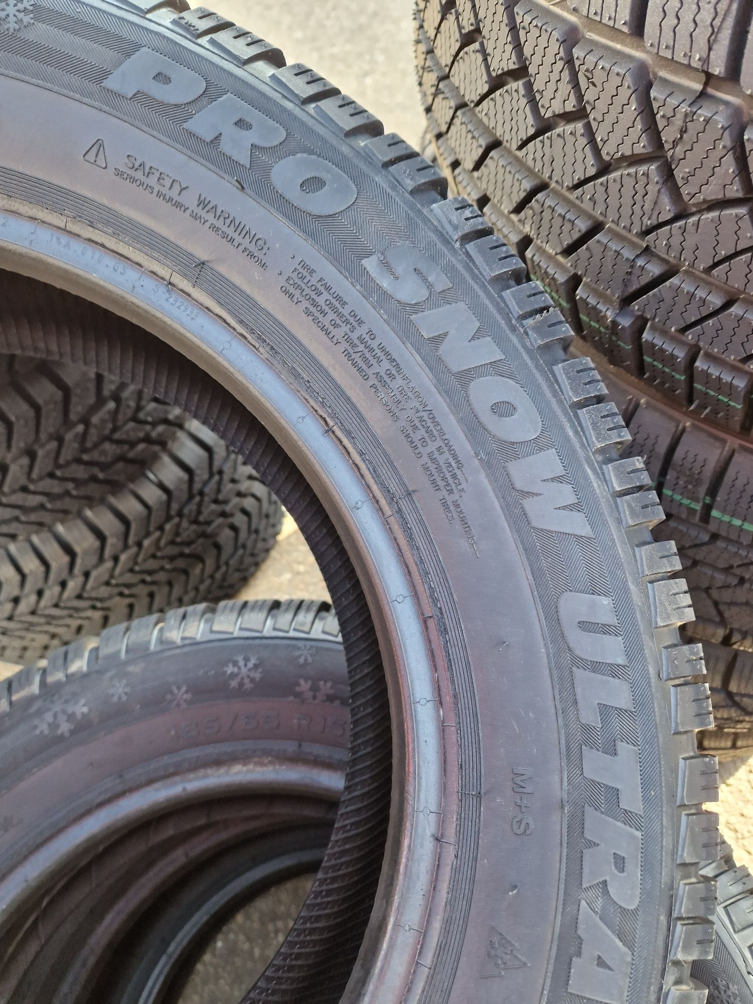 4x Opony zimowe 185/65R15 Profil Pro Snow Ultra Wysoka jakość 2023