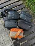 Сумка Coach чорна/ месенджер коач монограм/ сумка через плече коач