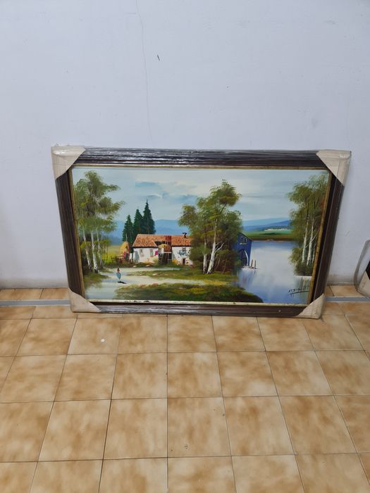 Quadros em tela pintados oleo