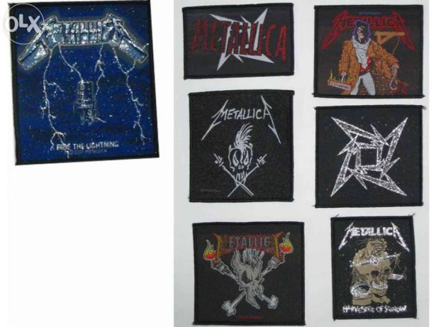 METALLICA CDs Bandeiras Tshirts Posters Postais Etc Também vendo sepa