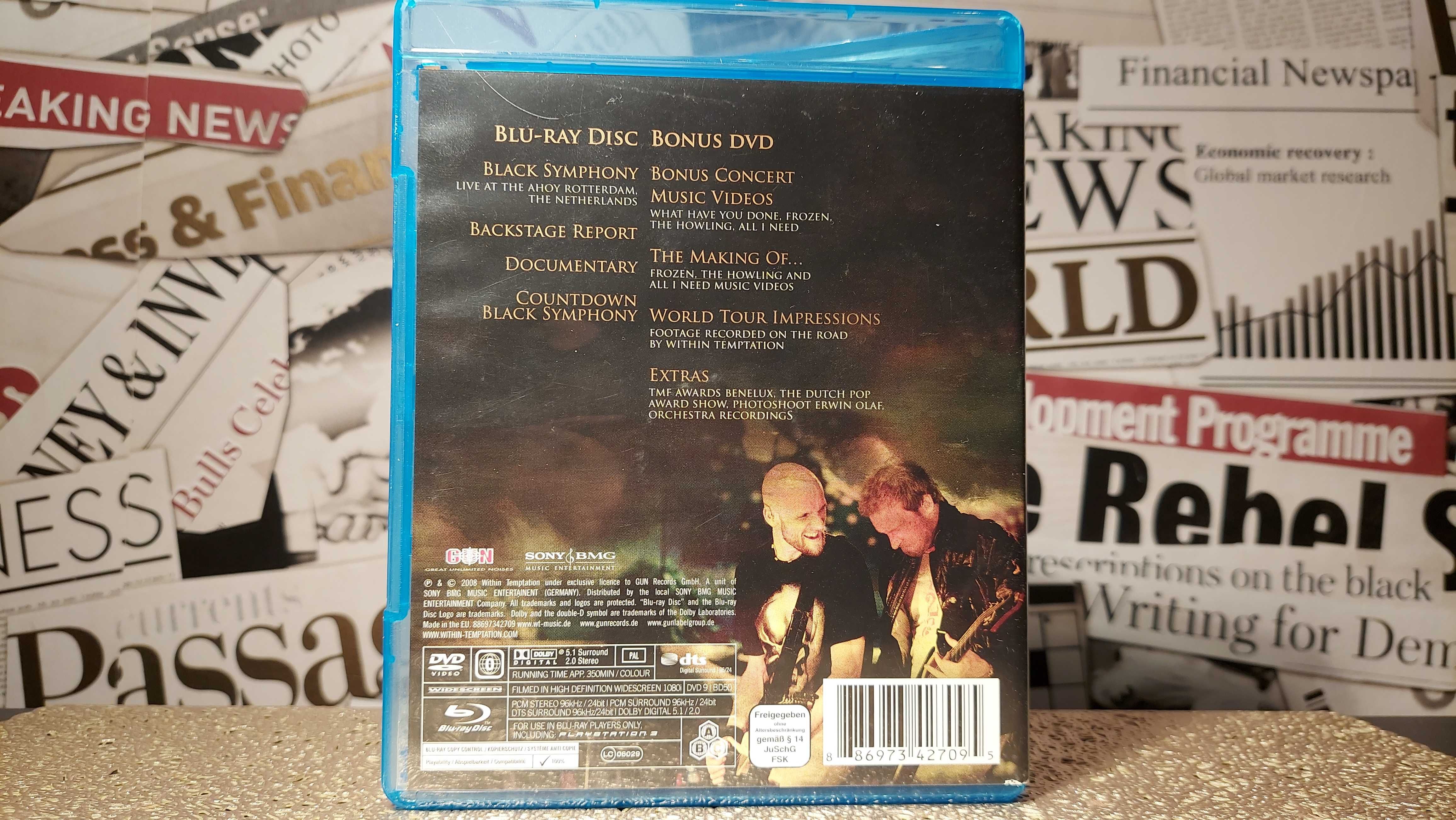 Within Temptation - Black Symphony Live Koncert Blu-ray + DVD