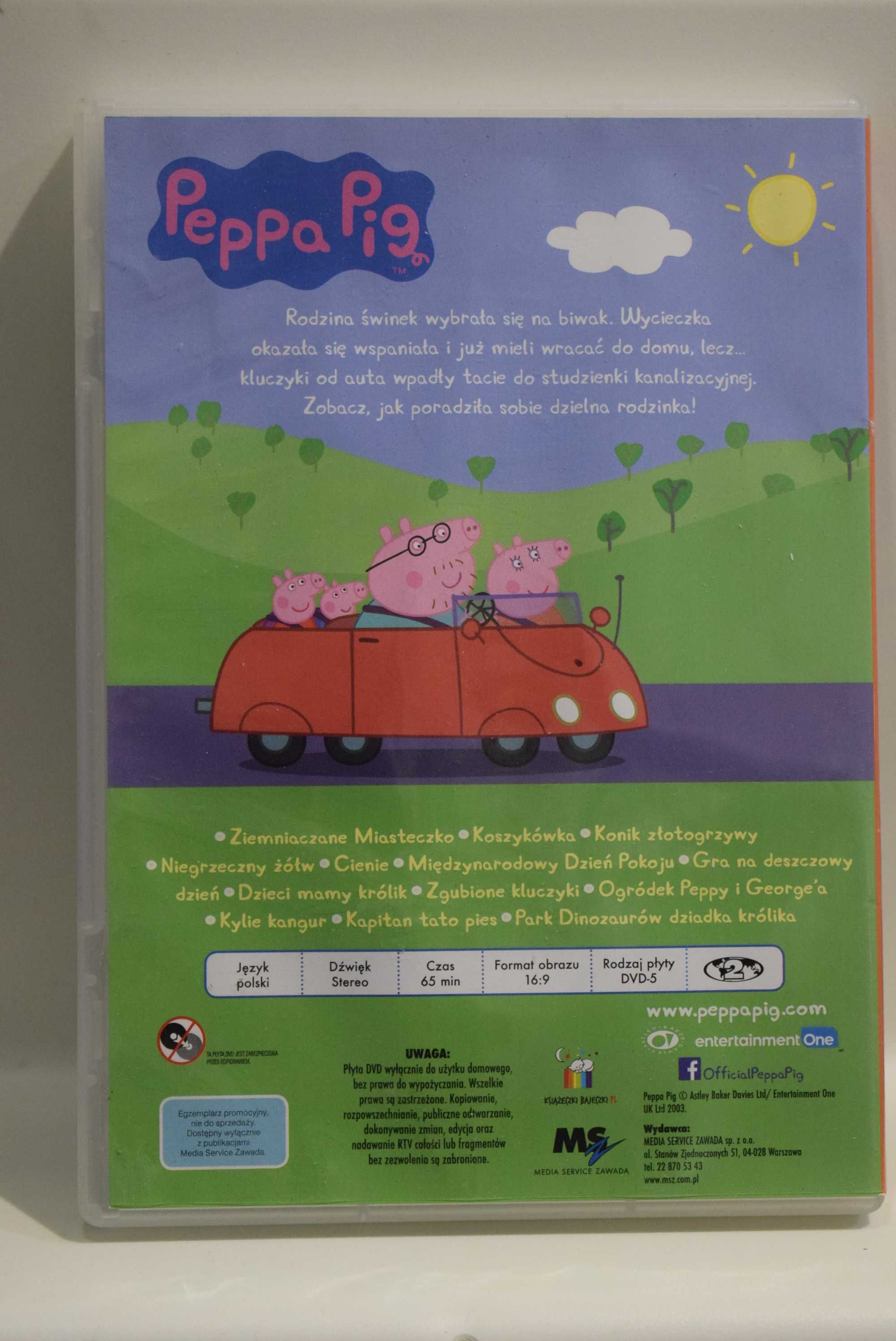 Peppa Pig  Zagubione kluczyki  DVD Nowa bez folii